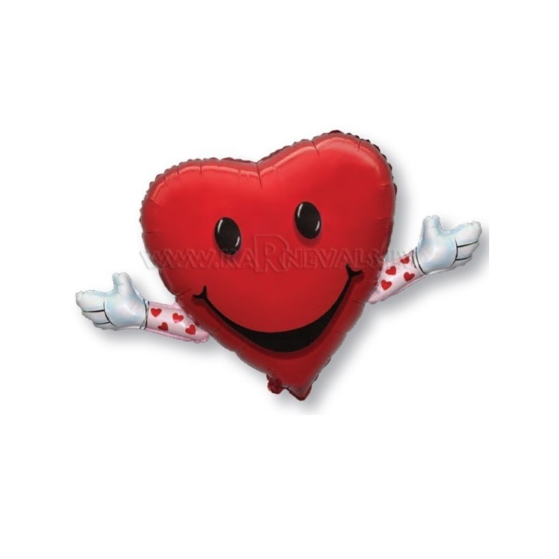 Шар из фольги "Обними меня"   Love & Hug, размер 65см x 104см﻿﻿ 