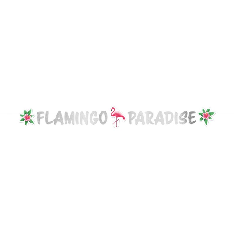 Гирлянда-буквы «Flamingo Paradise» 135 см