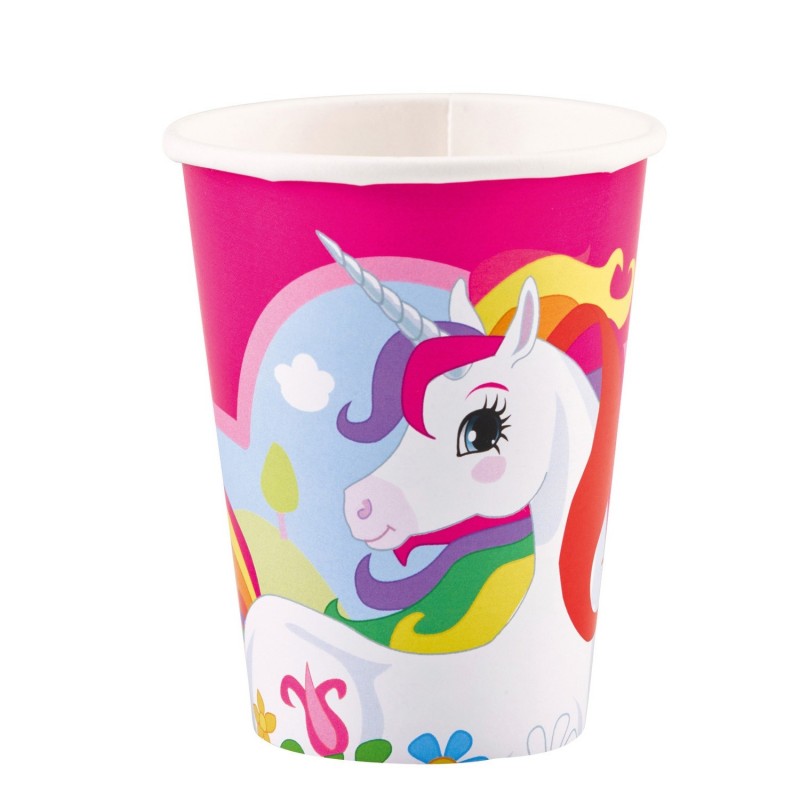Glāzītes Vienradzis (Unicorn), 250 ml, 8 gab.