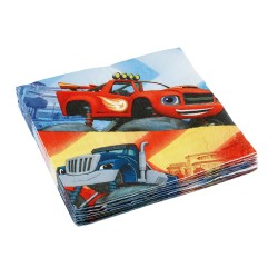 Салфетки “Вспыш и Чудо-Машины (Blaze)”, 33 см,. 20 шт.