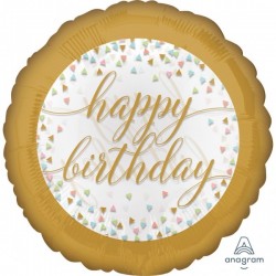 Стандартный  "Pastel Confetti"  шар из фольги 43 см