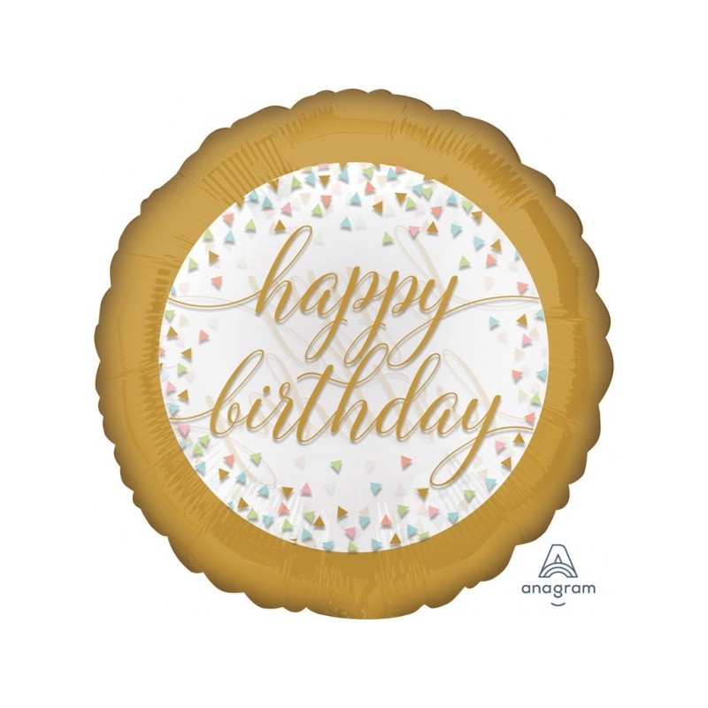 Standard "Pastel Confetti﻿" foil baloniņš 43 cm﻿