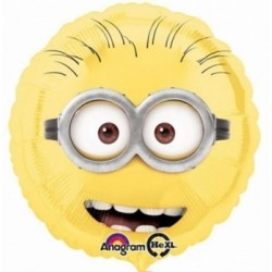 Folijas balons ar hēliju MINIONS, 45cm, piepūšana ar hēliju ietilpst cenā   