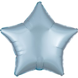 Zvaigznes formas folijas balons "Satin Luxe ZAĻĀ PIPARMĒTRA krāsa", iepakots, 43cm
