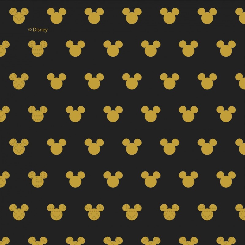 Бумажные салфетки двухслойные 20 шт..  MICKEY GOLD