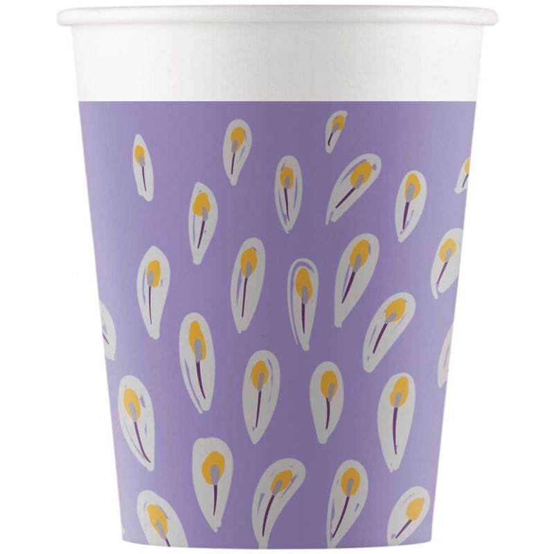 Papīra glāzes PĀVS 8 gab., 200ml