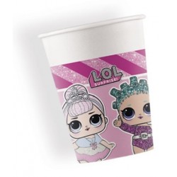 Papīra glāzes LOL  8 gab  200 ml