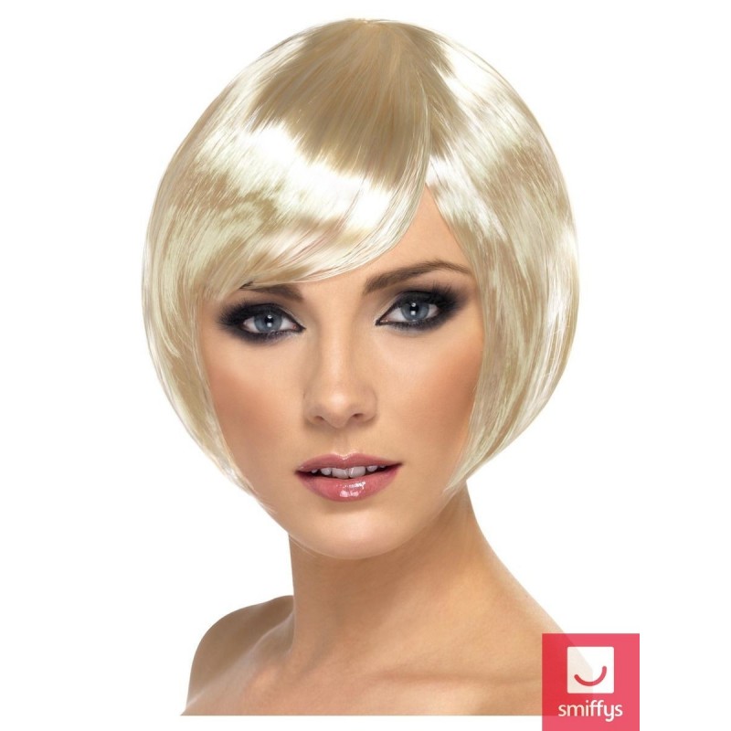 Парик блоондинки короткий каре с челкой