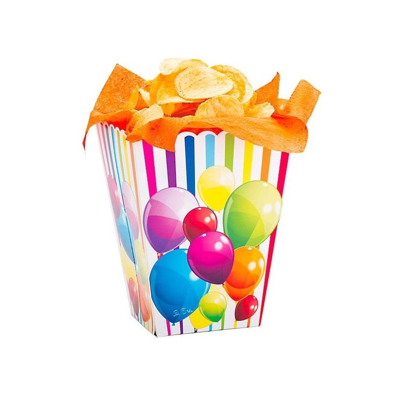 Trauciņi popkornam, papīrs, 8.5 x 10 x 19 cm. 2 gab.