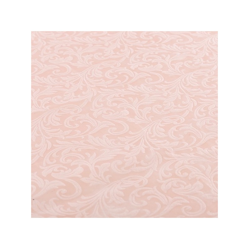 Spiestais plastikāts galdauts persika (rose gold) krāsā, izmērs 140 x 240 cm.