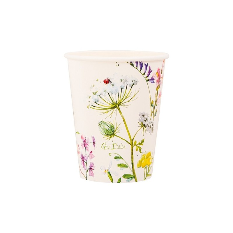 Papīra glazītes "Bogemas dārzs", 250 ml., 8 gab.,  dabai draudzīgs materiāls