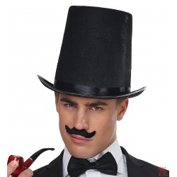 Высокий цилиндр, черный 20 см