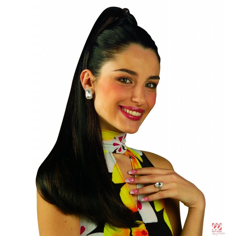 Šinjons, matu aste, melnā krāsā