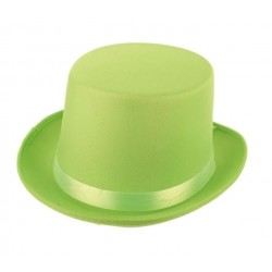 Цилиндр из сатина зеленый