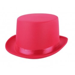 Цилиндр из сатина розовый