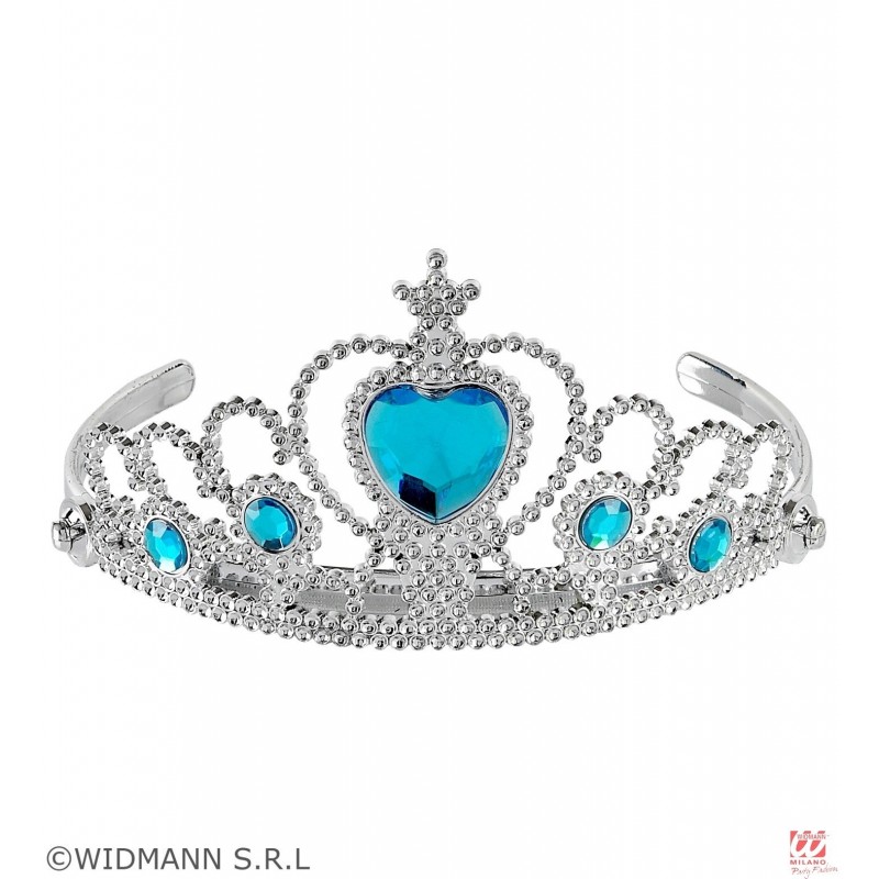 Sudraba TIARA ar  tirkīzzilajiem dargakmeņiem 