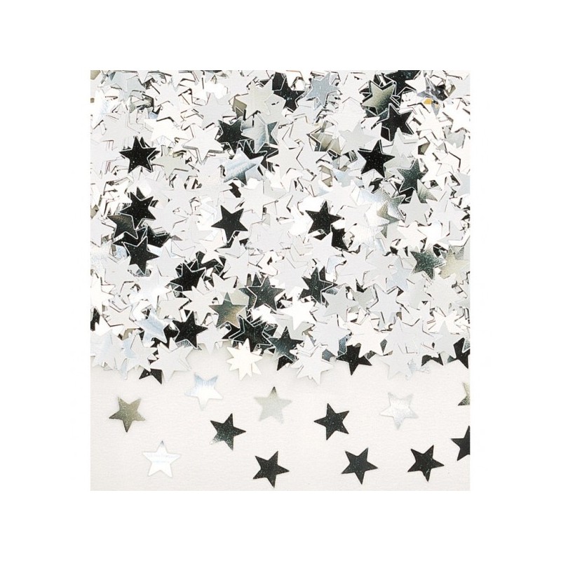 Konfeti Stardust Silver folijas 14 g