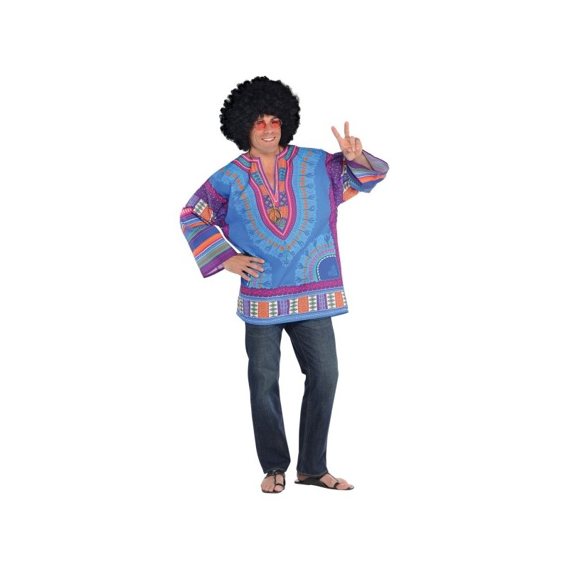 Рубашка РОК-Фестиваль 60 -х размер  M/L