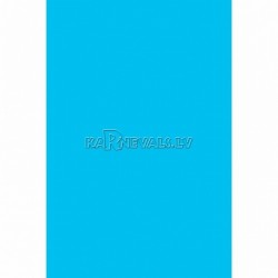 Galdauts no plastika bez zīmējuma, koši zila  krāsā, 137 cm x 274 cm