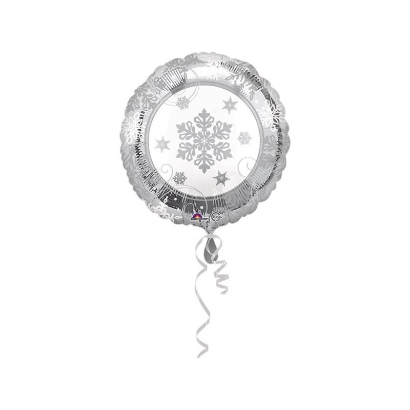 43 cm Folija balons ar hēliju "Dzirkstošais sniegpārsla"
