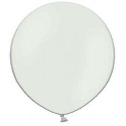 Большой круглый шар белого цвета, 60см, пастель, 1 шт.