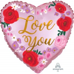 Satin Love You Painted Floral