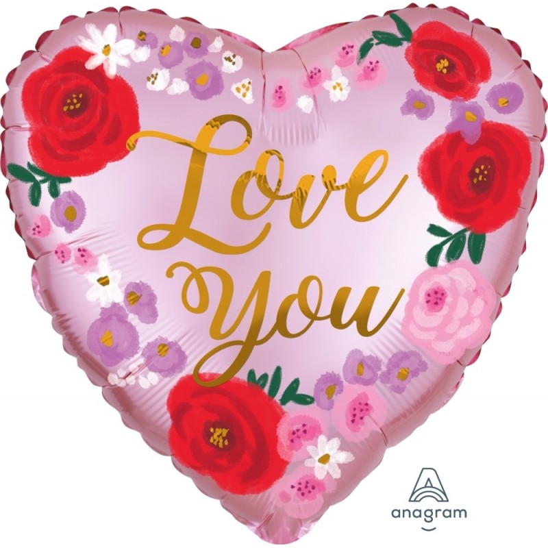 Satin Love You Painted Floral