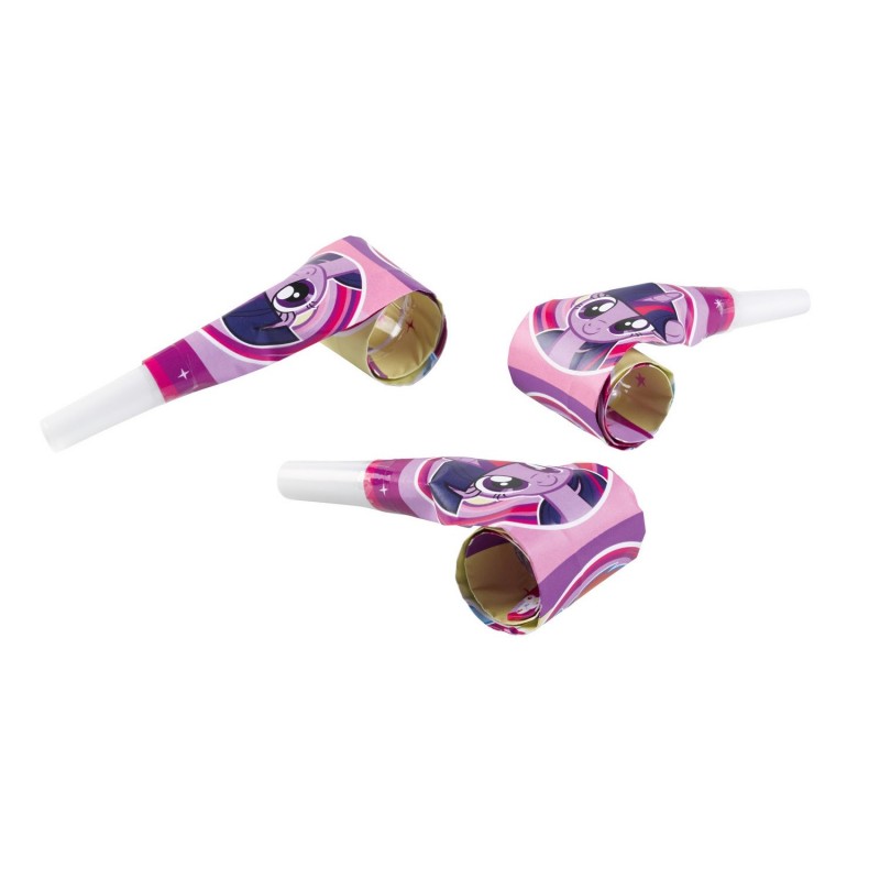 Свисток Мой Понни пластик и бумага 30 см  6 шт