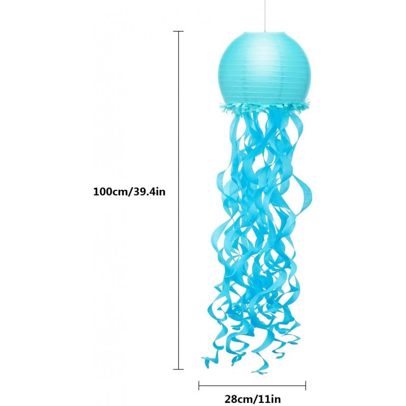 Латерны в форме медузы «Русалка», 3 цвета 3 шт.