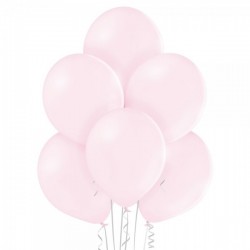 12"/30cm lateksa baloni Pastelis Maigi Rozā 6 gab.