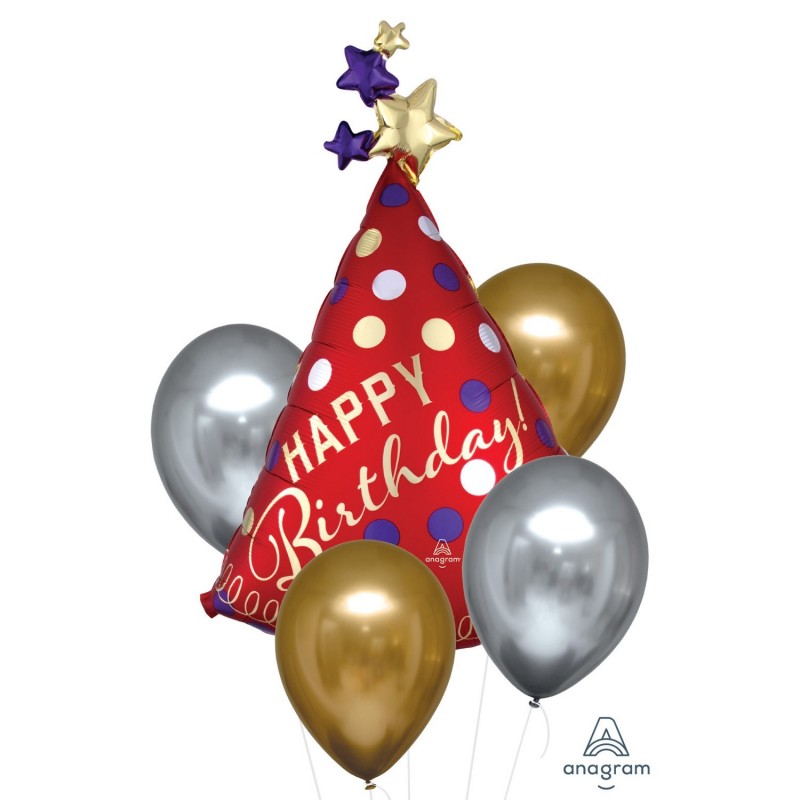 Bouquet Satin Luxe Infused Party Hat