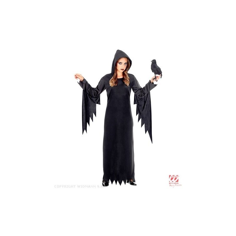 ГОТИЧЕСКАЯ КОРОЛЕВА  платье с капюшоном 128 см 5-7 лет 