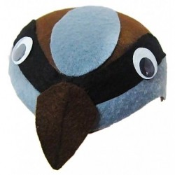 Воробей - детская карнавальная шапочка, фетр