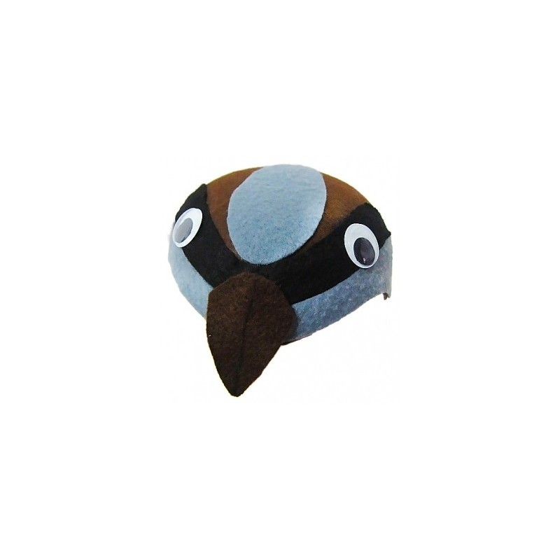 Zvirbulis - bērnu karnevāla cepurīte, filca