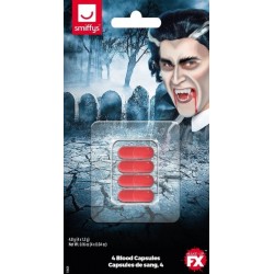 Asinis Helovīna aksesuārs 4 gab.