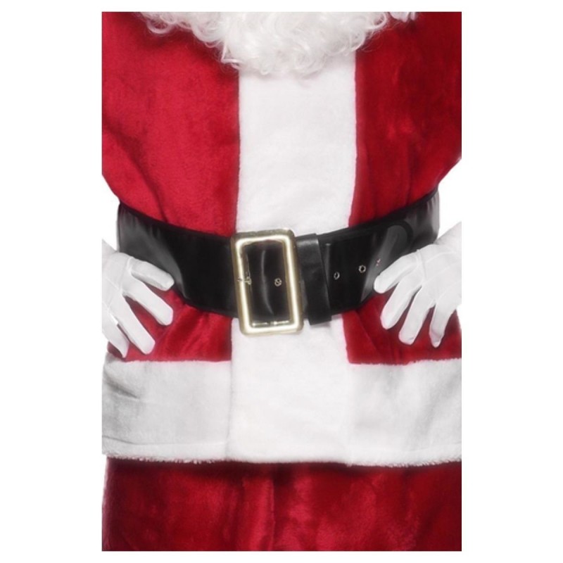 Santa Klausa siksna, melna, ar zelta sprādzi, 145 см﻿