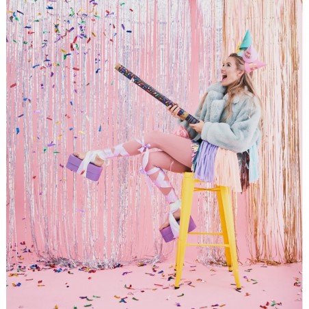 Svētku cepurītes “Happy Birthday”, 11 x 16 cm, 6 krāsās pasteļtoņos, 6 gab. 