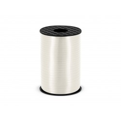 Balta dāvanu iesaiņošanas lente 5mm x 225 m   