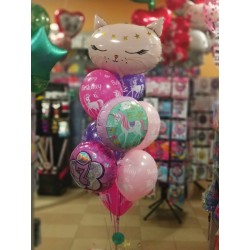 Kompozīcija no hēlija baloniem uz dzimšanas dienu 