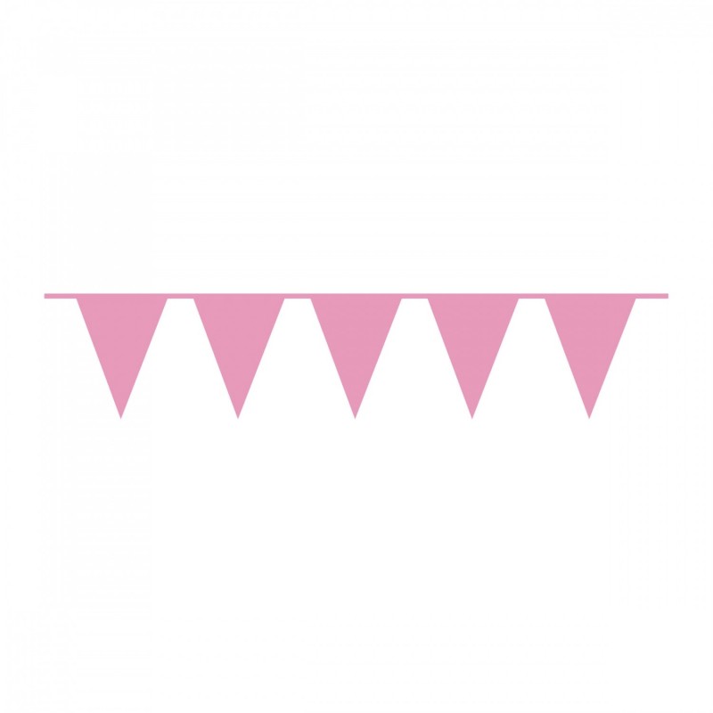 Vimpeļu virtene, rozā, 10m x 32 cm, plastikāta