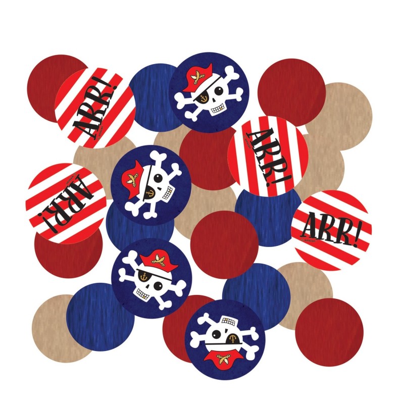 Konfetti "Pirātu karte", papīrs / folija, 14 g 