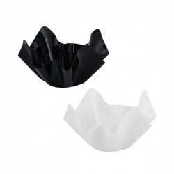 PET BOWL WHITE/BLACK PRINTED ASS. 22.5X22.5X12 CM