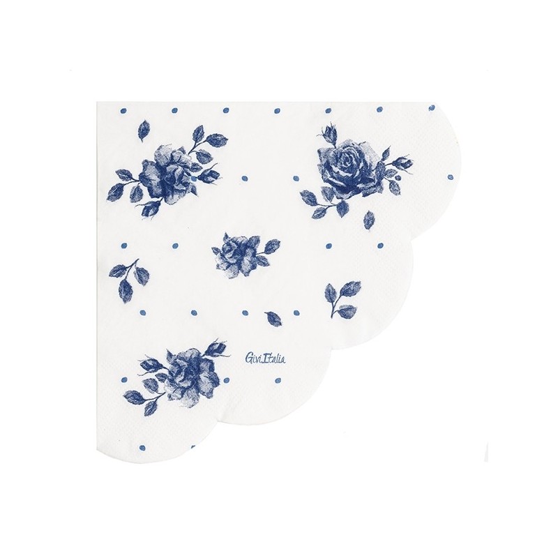8 PLATES CM 18 BABY CHIC LIGHT BLUE