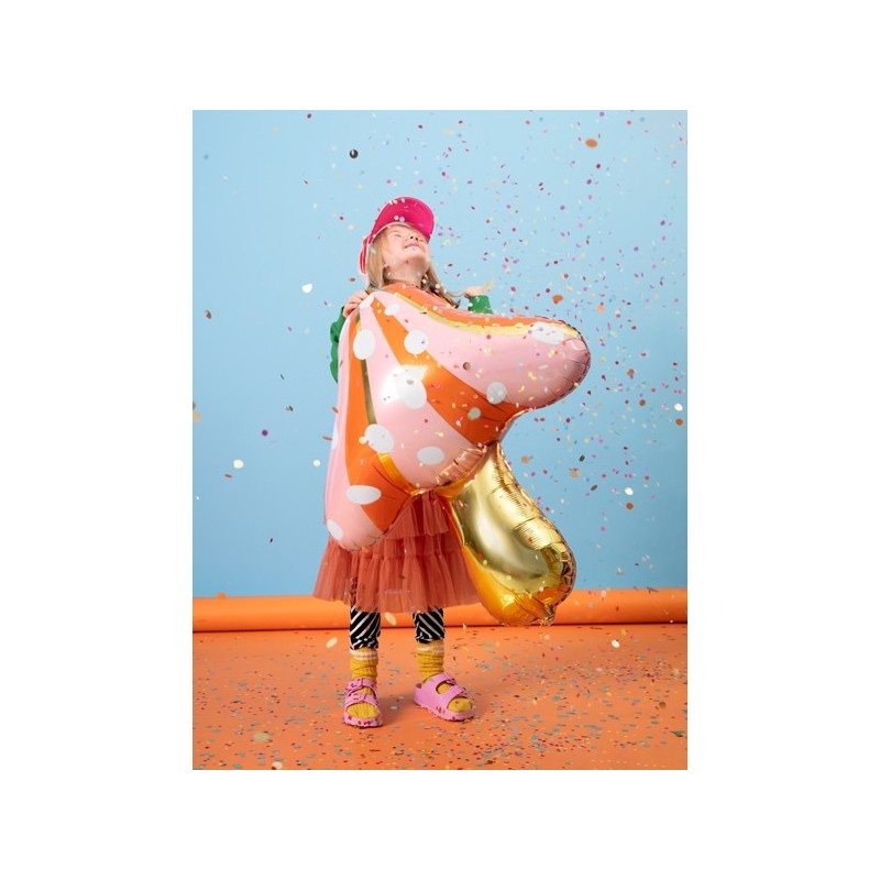 Folija balons - Mugomoras sēne - 66x75cm, piepūšams ar hēliju vai gaisu 