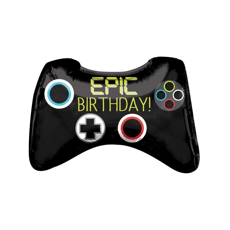 SuperShape Epic Party Game Controller Foil Balloon P30 packed 71 x 45 cm