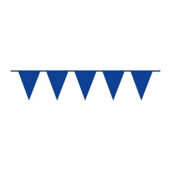 Pennant Banner Bright Royal Blue Plastic 1000 x 32 cm