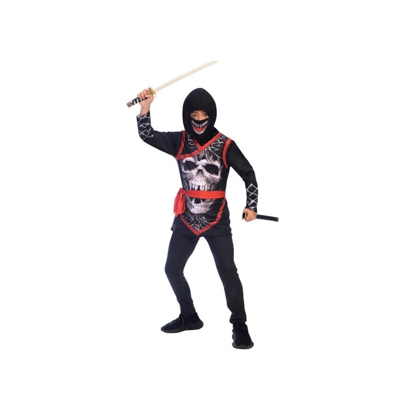 Child Costume Ninja Age 6 - 8 Years