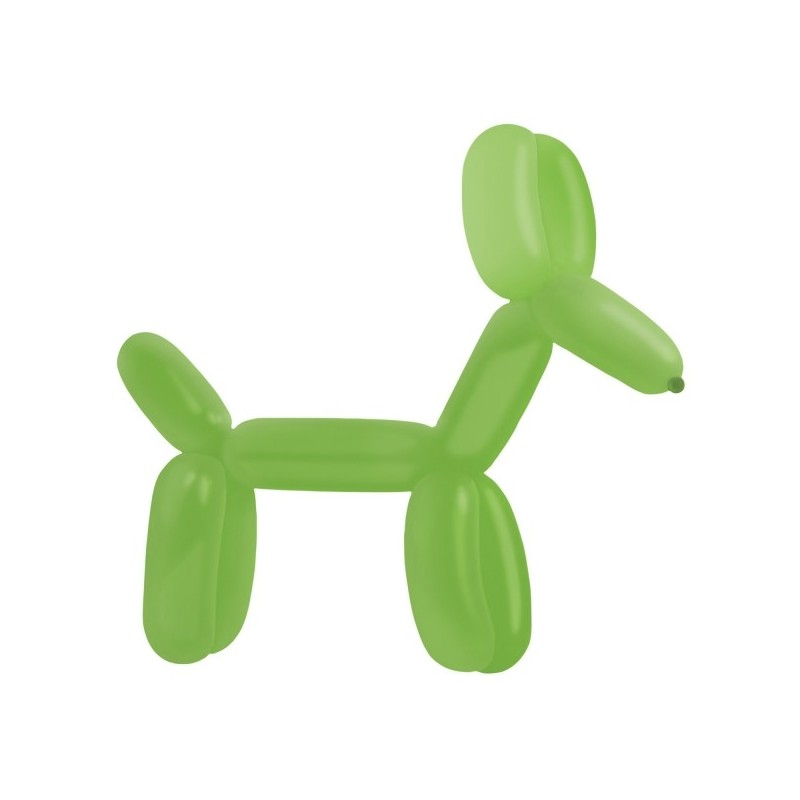 100 Latex Balloons Decorator Modelling Standard E260 Festive Green 114 cm / 45