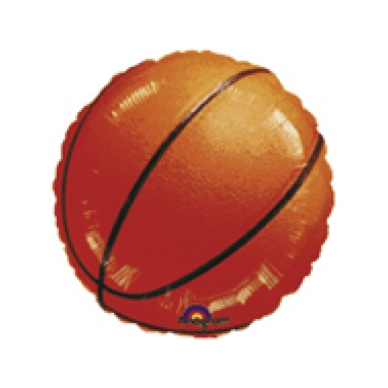 Standard Championship Basketball Foil Balloon S40 Packaged 43 cm