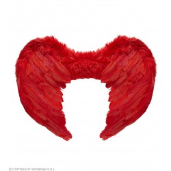 RED FEATHERED WINGS 37x50 cm